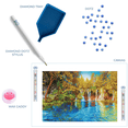 thumbnail image 5 of Diamond Dotz Picturesque Falls Plitvice Lakes National Park Croatia Landscape Diamond Painting Kits for Adults - Diamond Art Kits a Relaxing Creative Craft Kit with Dotz Gems 19.7"x29.5", 5 of 6