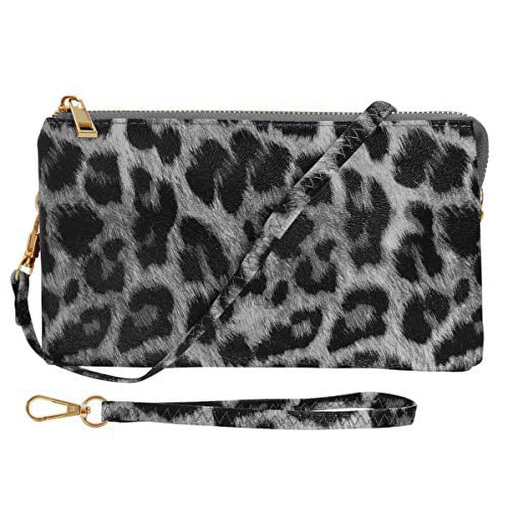 Leopard Print Wristlet Purse With Key Fob and Zippered Credit Card Pocket, Animal  Print, Cell Phone, Gift for Her, Make up Bag, Clutch Purse - Etsy