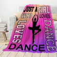 thumbnail image 2 of Dance Blanket | Dance Gift Ideas for Girls & Dancers | 40"x50" All-Season Home Decor, 2 of 8