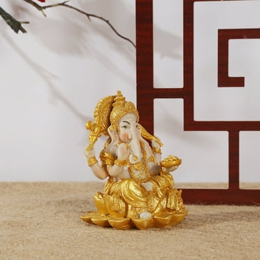 Figurine GOD Statue Sculpture Religious Hindu Fengshui Collectible for Living Room Buddha Office Decoration Housewarming Gift