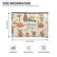 thumbnail image 4 of Fotbe Autumn In The Forest Reusable Cosmetic Bag Makeup Bag for Women Large Travel Cosmetic Pouch Girls' Make Up Organizer, 4 of 8