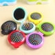 thumbnail image 1 of 6 cepillos de pelo redondos de viaje con espejo, cepillo de pelo de bolsillo plegable, mini peine con espejo de maquillaje para viajes (juego de 6), 1 of 5
