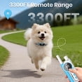 thumbnail image 2 of PetJoy 2 in 1 Dog Training Collar with Remote 2 Dogs，4 Modes Dog Shock Collar ，3300Ft Anti Bark Collar for Small Large Dogs,IPX7 Waterproof, 2 of 8
