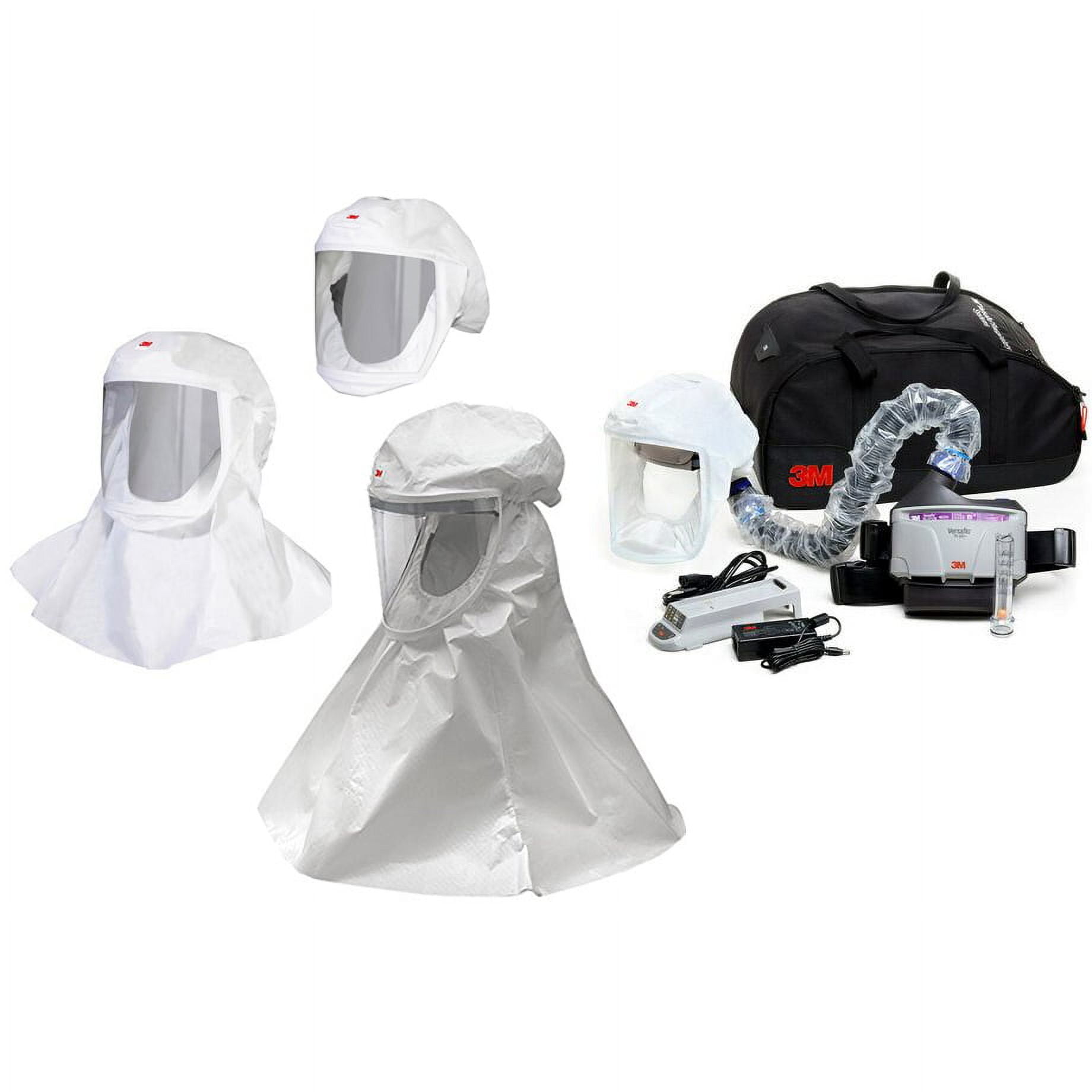 Small/Medium White S-Series Hood With Integrated Head Suspension