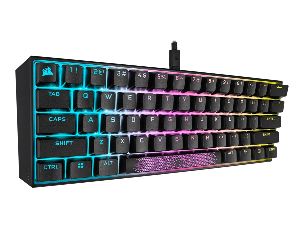 Corsair K65 RAPIDFIRE CherryMX Speed RGB COMPACT-日本語 USB ゲーミングキーボード- K Corsair K65 Rapidfire - RGB Backlit Mechanical Gaming Keyboard