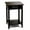 Black, variant on Pemberly Row 1 Drawer Square Transitional Wood End Table in Black