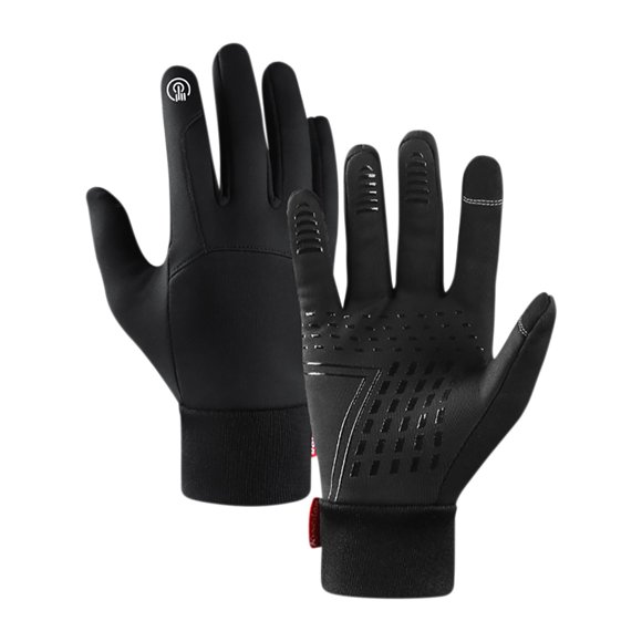 PVCS Winter Thermal Gloves Men Women Windproof Anti Slip Glove Hands Warm for Hiking Driving Running Bike Cycling