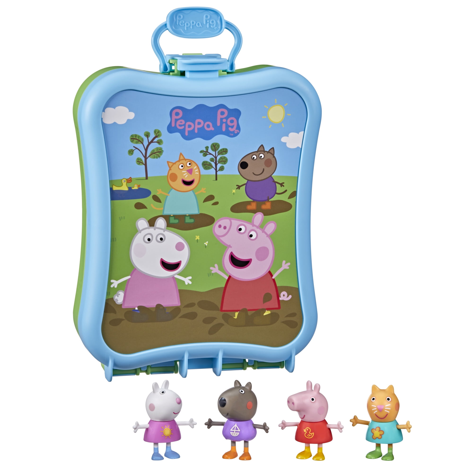 Peppa Pig Peppa's Mini School Bus & Classroom Bundle Playset Toy Age 3+ 