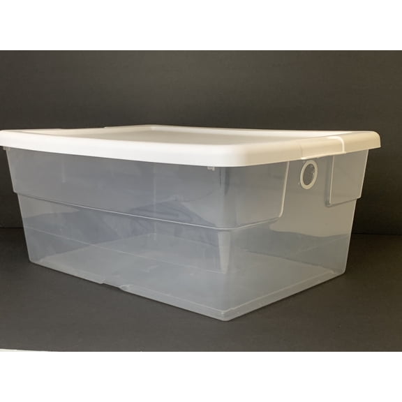Vented Vivarium Enclosure 16 Quart Terrarium Container with 1 Vent for Reptiles, Isopods, Small Lizard, and Other Invertebrates
