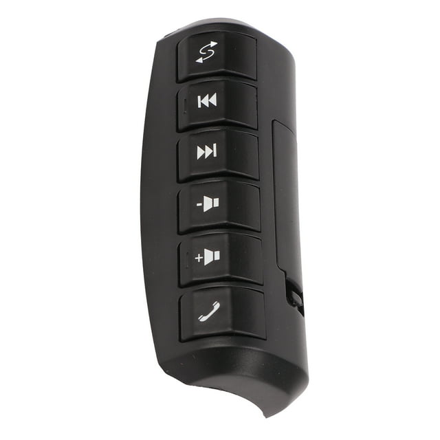 Bouton de Volant, Bouton de Télécommande de Voiture Design Incurvé Colorfast pour Système Multimédia de Voiture