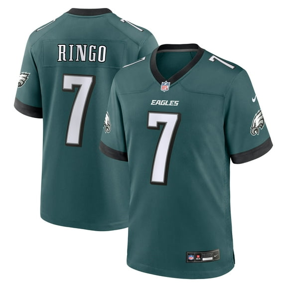 Men's Nike Kelee Ringo Midnight Green Philadelphia Eagles Team Game Jersey