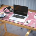 thumbnail image 3 of Long Mouse Pads for Desk,Pastel Halloween Ghost Pattern Desk Mats on Top Of Desks, Desk Mouse Pad Extra Large with 3mm Non-Slip Base and Stitched Edge for Gaming,Office,Work,Home 35.4x15.7in, 3 of 5
