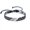 Gray, variant on Men Cotton Ethnic Style Woven Bracelet Geometric Braided Hand String Women-Black
