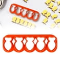 thumbnail image 2 of Biscuit Moulds 5-Grid Mini Goldfish Baking Cookie Mold Dried Fish Shape Cutting Divider Cookie Mold Clearance! 1 Mold, 2 of 9