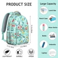 thumbnail image 6 of "Sunflower Print College Backpack - Stylish Wildflowers and Flowers Pattern School Bookbag for Women, Large Capacity with Laptop Sleeve, Water-Resistant Material, Comfortable Shoulder Straps", 6 of 6