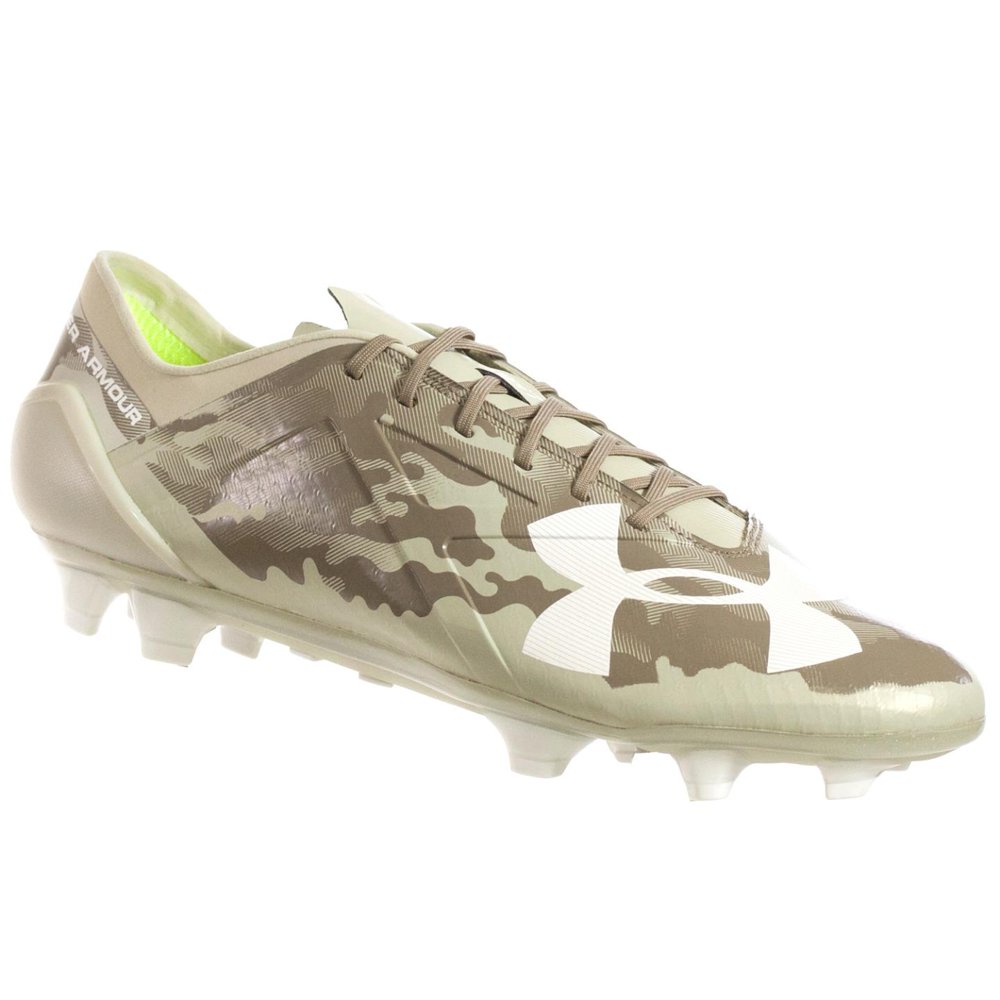 Under Armour UNDER ARMOUR MEN'S SPOTLIGHT CAMO FG SOCCER CLEATS SAND BROWN CAMOUFLAGE 10.5