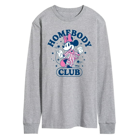 Disney - Minnie Homebody Club - Men's Long Sleeve Graphic T-Shirt