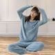 thumbnail image 4 of Conjunto de Pijamas de invierno para mujer Hugo Azul, 4 of 8