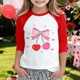 thumbnail image 4 of Valentine's Day Graphic Long Sleeve Top For Girls Fashion Cute Casual Blouse With Unique Print Design, 4 of 4