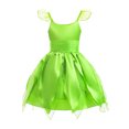 thumbnail image 1 of Vestido de elfo infantil, vestido de princesa campanilla, vestidos cos, vestidos para niños, 1 of 5