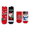 thumbnail image 2 of Christmas Socks Gift Set 4 Pairs Of Festive Patterned Comfortable Cotton Socks Unisex Gift, 2 of 4
