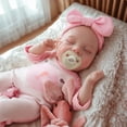 thumbnail image 2 of Muñeca Reborn JIZHI de 30 cm, cuerpo suave, realista, con accesorio, 2 of 8