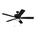 thumbnail image 3 of P119ESP5-52ESPWLN Craftmade Lighting Pro Plus 119 Series - 52 Inch 5 Blade Ceiling Fan with Slim Pan Light Kit, 3 of 15