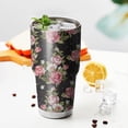 thumbnail image 3 of 30oz Pioneer Flower Tumblers Stainless Steel Tumbler with Lid and Straw,Vacuum Insulated Double Wall Travel Tumbler Cups Mug with Cleaning Brush for Coffee,Tea, 3 of 7