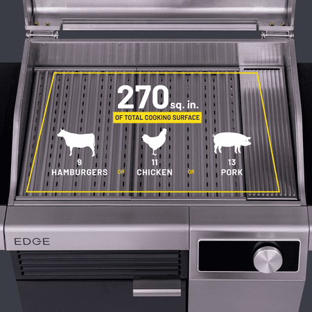 Char-Broil - Edge Electric Grill - Silver & Black