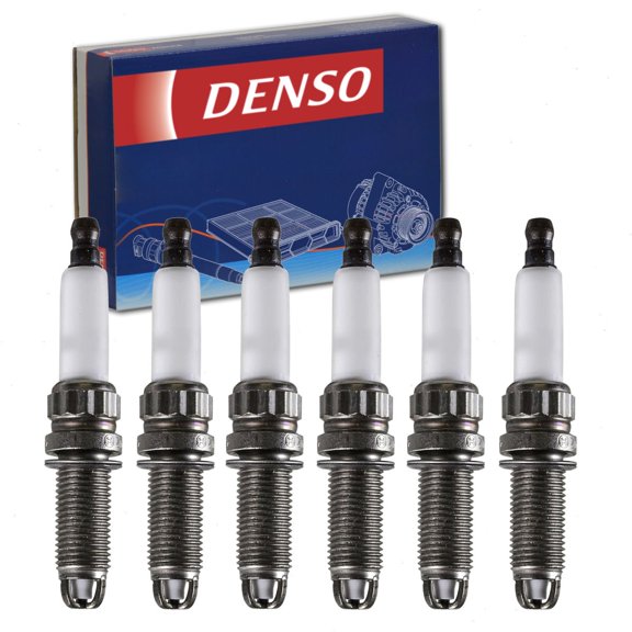 6 pc DENSO Iridium Long Life Spark Plugs compatible with BMW 335i xDrive 3.0L L6 2011-2015