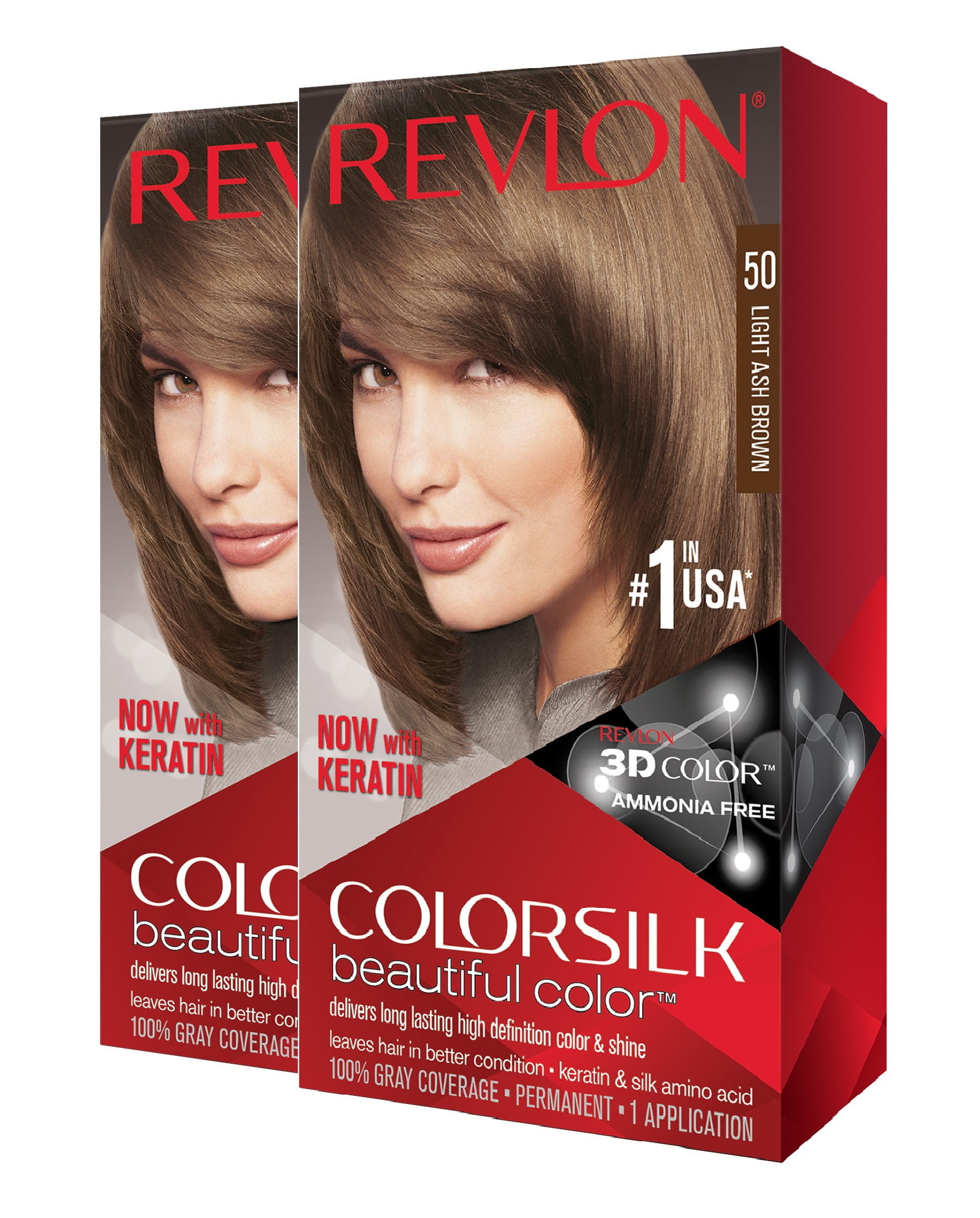 Pack Revlon Colorsilk Beautiful Color Permanent Hair Color With D | My ...