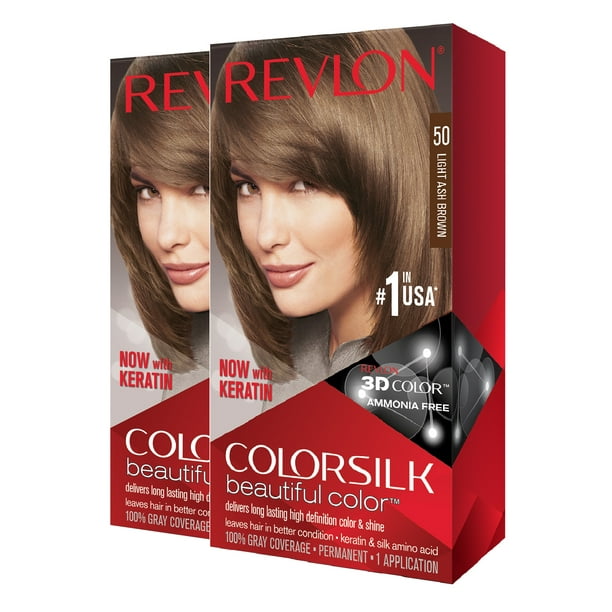 Revlon Colorsilk Beautiful Color, Hair Color Light Ash