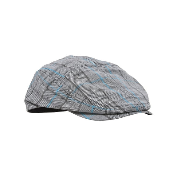 Fashion Plaid Ivy Cap - Blue - Medium