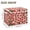 Red Strawberry Pattern, variant on Iauyy Large Storage Box with Lid - Foldable Home Storage Bins for Clothes Toy Holiday Decor, Vortex-shaped Lines (42*32*30cm)