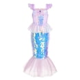 thumbnail image 3 of Disfraz de sirenita para niñas, vestido de princesa para Cumpleaños, Halloween, Ariel, Carnaval, ropa de fiesta, 2-10T, 3 of 4