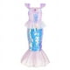thumbnail image 3 of Disfraz de princesa Disney para niña, vestido de sirena, Ariel, Frozen, Elsa, Anna, Halloween, Blancanieves, Bella, ropa de Cosplay, 3 of 5