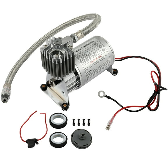 AUTOMUTO 200 PSI Heavy Duty Onboard Train Cars Air Horns Compressor for Any 12V Vehicles Cars Trucks Boats