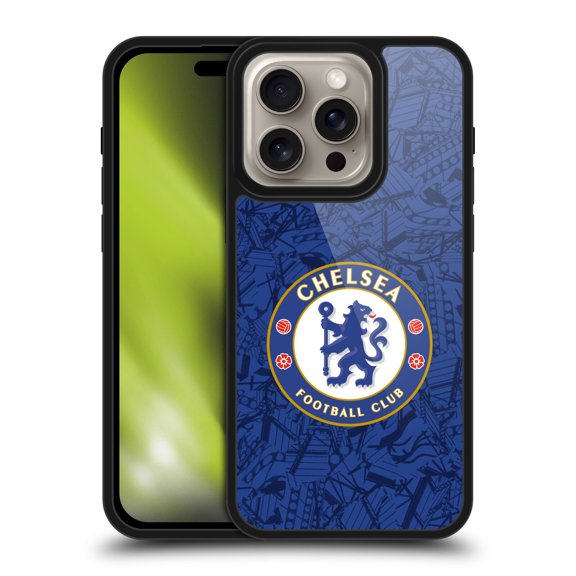 Head Case Designs Chelsea Football Club 2019/20 Kit Home Gel Armour Case For Apple iPhone 16 Pro