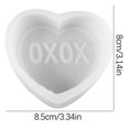 thumbnail image 2 of Moocorvic DIY Valentine 's Day Series Heart Shape Silicone Candle 3D Letters Love Aromatherapy Candle Making Resin Soap Mould, 2 of 2