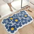 thumbnail image 4 of Bath Mats for Bathroom,Bath Mats for Bathroom Non Slip,Moss Rug Floral Area Rugs Plant Flowers Bathroom Rug Mat Extra Thick and Absorbent Bath Rugs Non-Slip Soft Bath Carpet Machine Wash Dry Bathroom, 4 of 6