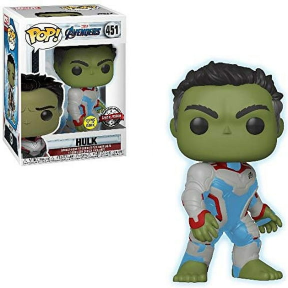 Pop Marvel Avengers Endgame 3.75 Inch Action Figure Exclusive - Hulk Glow In Dark #451
