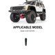 thumbnail image 5 of Brazo de Bocina Servo Tholdsy de Aleación de Aluminio 1/8 1/10 para Axial WPL TRX4 TRX6 SCX10 Capra RC, 5 of 6