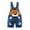 Dark Blue, variant on Baby Boy Romper Toddler Girls Boys Summer Cute 3D Animals Prints Denim Suspender Jeans Overalls Girls' Jumpsuits Dark Blue 18-24 Months