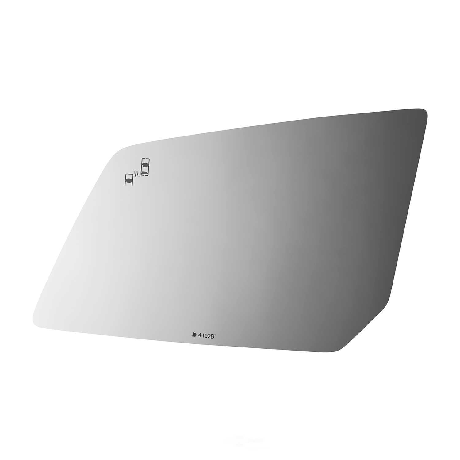 Burco Side View Mirror Replacement Glass - Clear Glass - 4492B