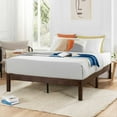 thumbnail image 2 of Best Price Mattress Asher 14" Bamboo Wood Platform Bed with Wooden Slats, Coffee, Queen, 2 of 11