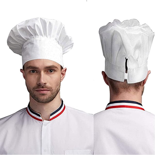 Gorro de adulto ajustable y elástico Gorro de panadero, blanco Sailing Electrónica