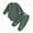 Dark Green, variant on TOWED22 Baby Boy Fall Clothes Solid Color Romper Long Sleeve Shirt Onesie and Pants 2Pcs Winter Outfit Set,Dark Green,18-24 M