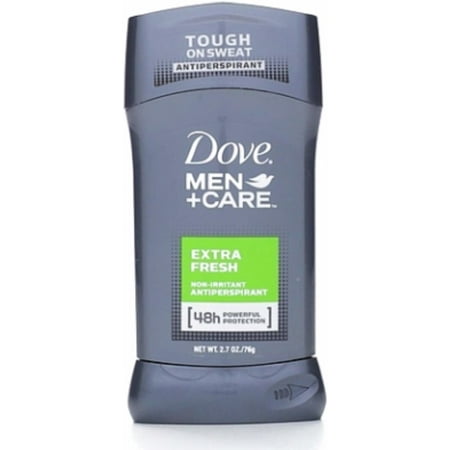 Dove Men + Care Antiperspirant Deodorant Stick, Extra Fresh 2.70 oz (Pack of 2)