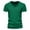 Dark Green, variant on Men's Shirts Short Sleeve V Neck Shirt Basic Blue Tee Shirt Mens Golf Shirt