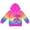 Multicolor, variant on Universals Trolls Zip Up Hoodie for Girls, Front Zip Jacket for Kids, Indoor Outdoor Wear